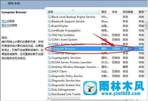 雨林木風(fēng)win7網(wǎng)上鄰居看不到別的電腦的解決教程